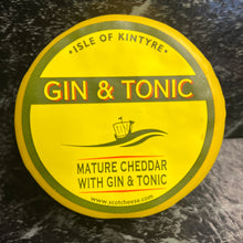 Load image into Gallery viewer, Scottish Mature Cheddar with Gin &amp; Tonic 200g
