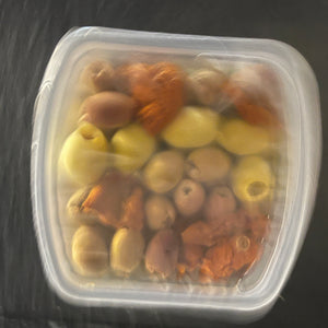 Mixed Pitted Olives with Sundried Tomatoes 280g