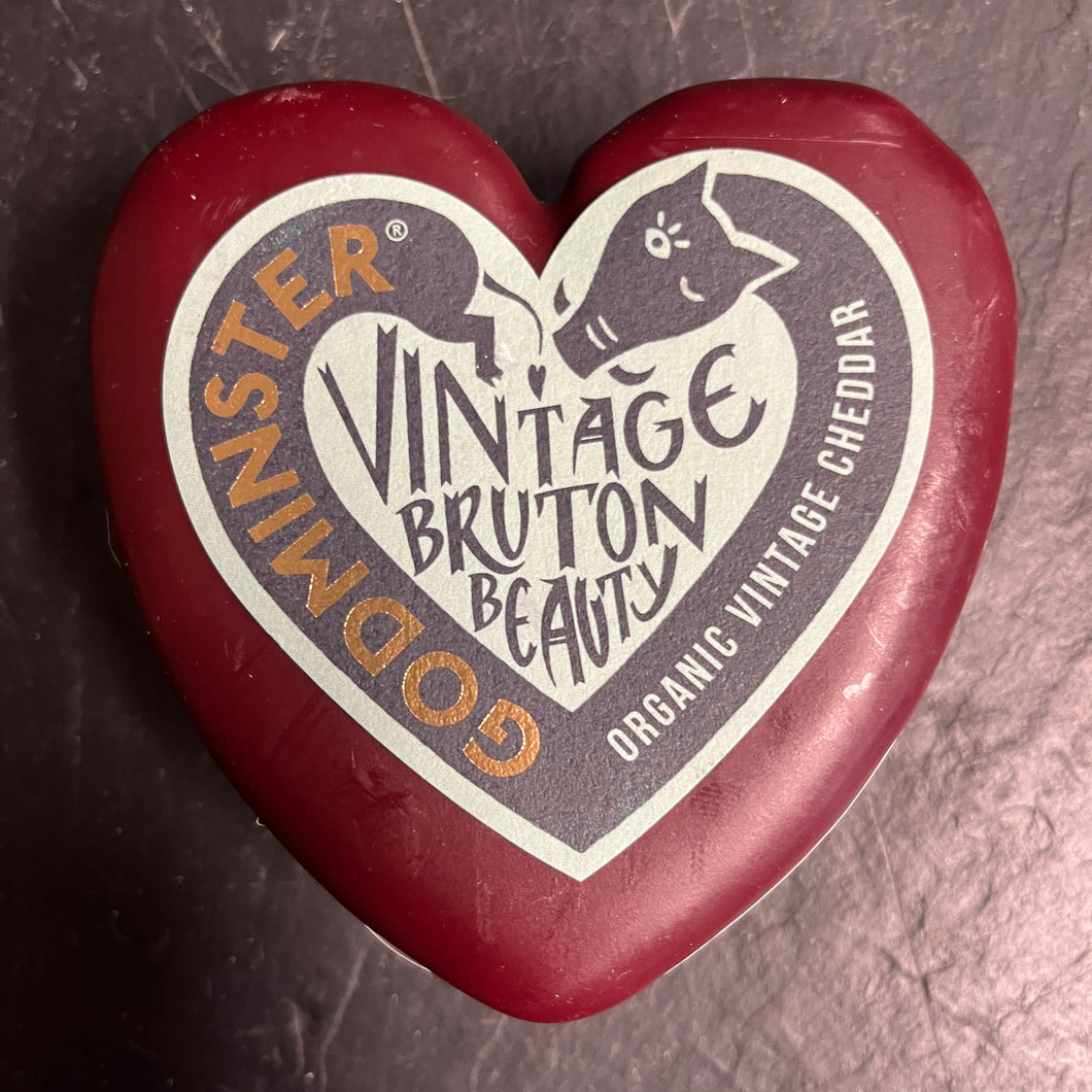 Godminster Vintage Organic Cheddar Heart 200g