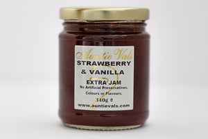 Strawberry & Vanilla Extra Jam 340g
