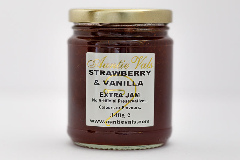 Strawberry & Vanilla Extra Jam 340g
