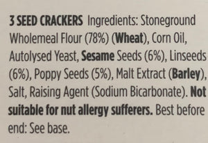MILLER’S DAMSEL THREE SEED WAFERS 125g