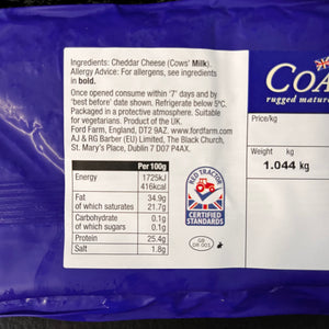 Coastal Cheddar 1.00kg