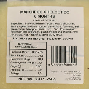 Manchego 6 months 250g
