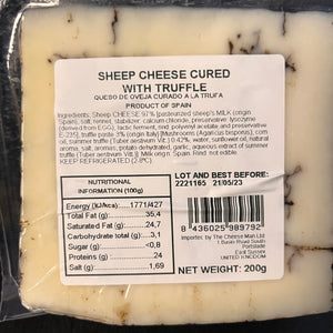 Spanish Sheep's Cheese with Truffle 200g