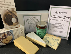 The Cheese Hut Artisan Cheese, Wafers & Chutney Selection Box