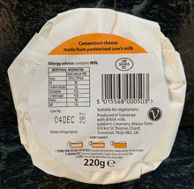 Load image into Gallery viewer, Somerset Camembert 220g

