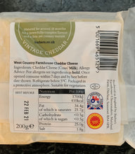 Load image into Gallery viewer, West Country Vintage Cheddar

