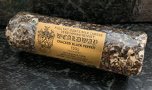 Load image into Gallery viewer, Wealdway Goats cheese coated in Cracked Black Pepper 150g
