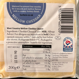 Mellow Somerset Cheddar