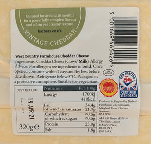 West Country Vintage Cheddar